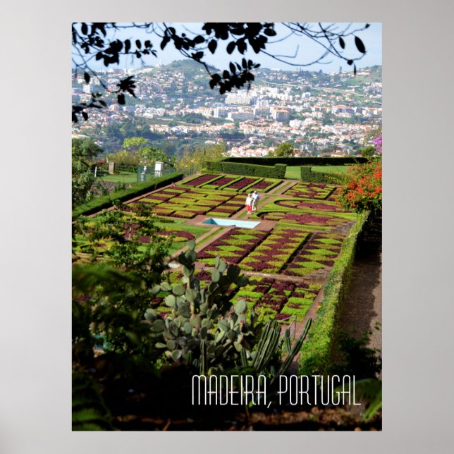 Madeira Funchal Botanischer Garten Portugal Poster (Vorne)