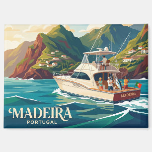 Madeira Hochseeangeln Portugal Magnet