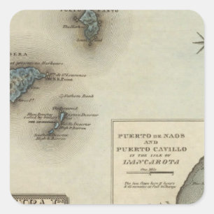 Madeira Ids Quadratischer Aufkleber