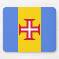 Madeira-Insel-Flagge Mousepad
