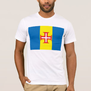Madeira-Insel-Flaggen-T - Shirt