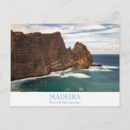 Madeira - Ponta de Sao Lourenco Postkarte mit Text