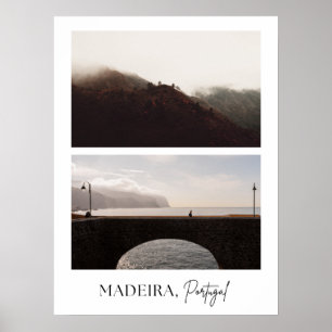 Madeira, Portugal ästhetischer Reise-Fotoabzug Poster