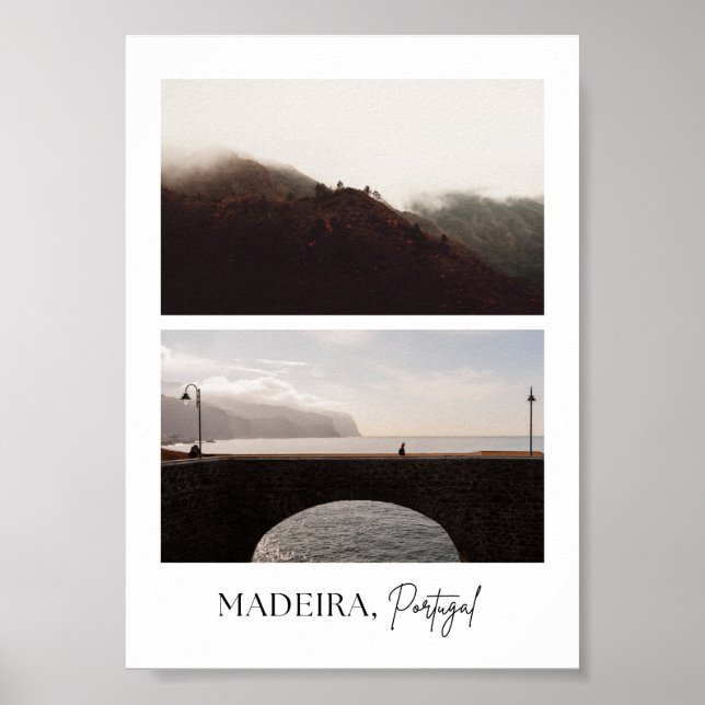 Madeira, Portugal - ästhetisches Foto Poster (Vorne)