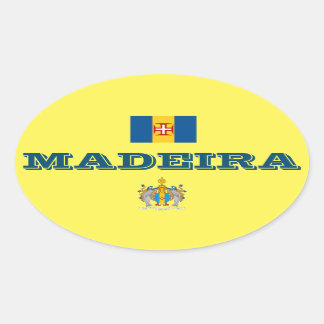Madeira (Portugal) Ovaler Aufkleber
