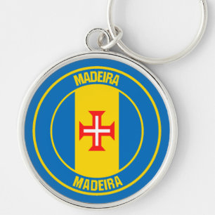 Madeira-RundEmblem Schlüsselanhänger