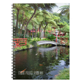 Madeira Tropical Monte Palace Gardens in Funchal Notizblock