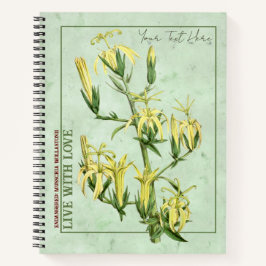 Madeiran Marvel: Musschia wollastonii Notebook Notizbuch