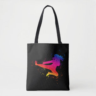 Mädel+Kämpfer;Kampfkunst+Farbe+Splash;Weibchen+Fei Tasche