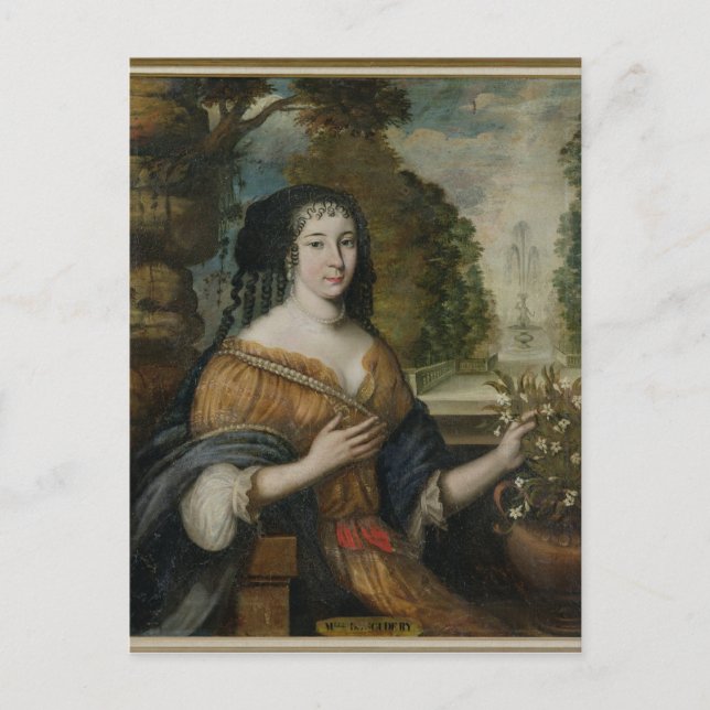 Madeleine de Scudery Postkarte (Vorderseite)