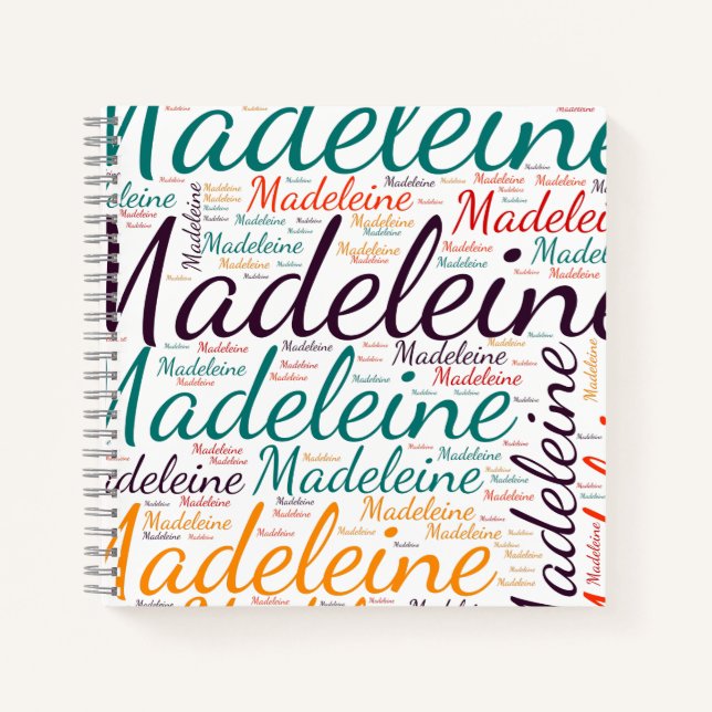 Madeleine Notizbuch (Vorderseite)