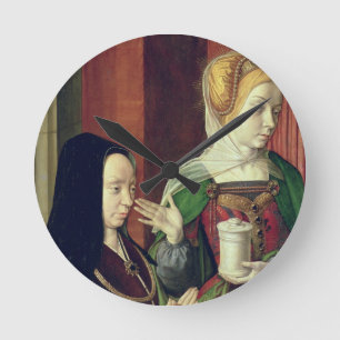 Madeleine of Bourgogne presented by St. Mary Magda Runde Wanduhr