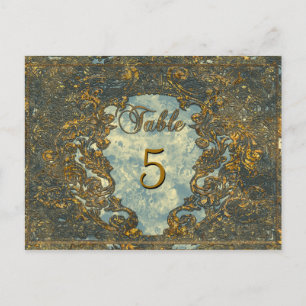 Madelina Grace Viktorianische Tischnummer Card