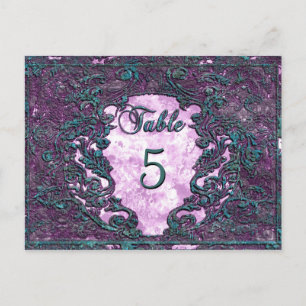 Madelina Liza Victorian Carte Numéro de table