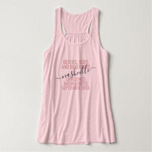 Mädels Reise Persönliches Ziel Besties Rosa Tank Top