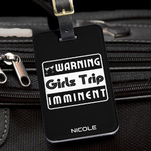 Mädels-Trip Mädchen Nacht Wochenende Schwestern Ur Gepäckanhänger