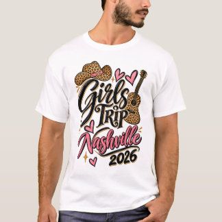 Mädels-Trip Nashville 2026 Junggesellinnen-Stiefel T-Shirt