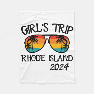 Mädels-Trip Rhode Island Sommerferien Matching Fleecedecke