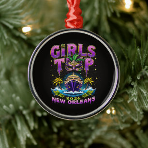 Mädelsreise 2026 New Orleans Ornament Aus Metall