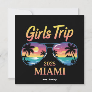 Mädelsreise Miami 2025 Unvergessliches Wochenende Einladung