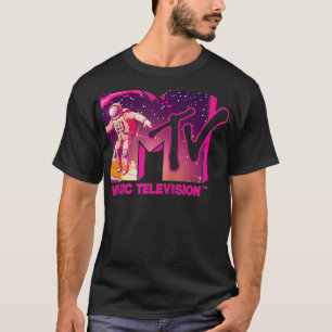 Mademark  MTV  Official MTV Logo  Surfing Astronau T-Shirt