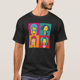 Mademark x Daria - Ladys of Daria Pop Art T-Shirt
