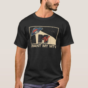Mademark x MTV MTV in Space UFO beam Ich wollte me T-Shirt