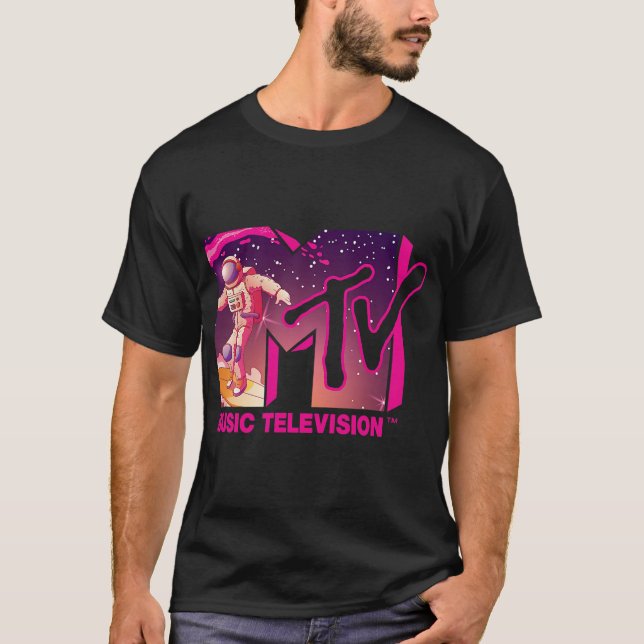 Mademark x MTV - Offizielles MTV-Logo - Astro surf T-Shirt (Vorderseite)