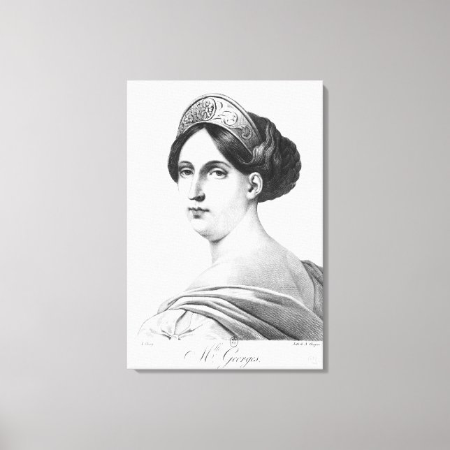 Mademoiselle George, 1825 Leinwanddruck (Vorderseite)
