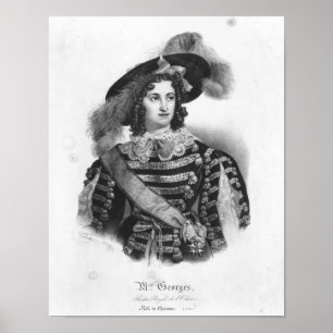 Mademoiselle George in der Rolle der Königin Poster