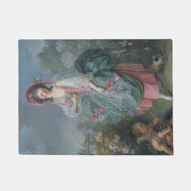 Mademoiselle Guimard (von Jacques-Louis David) Fußmatte (Vorderseite)