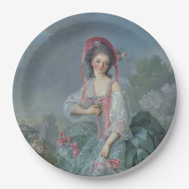 Mademoiselle Guimard (von Jacques-Louis David) Pappteller (Vorderseite)