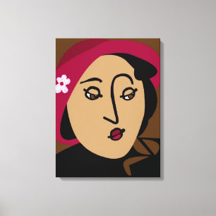 Mademoiselle Leinwanddruck