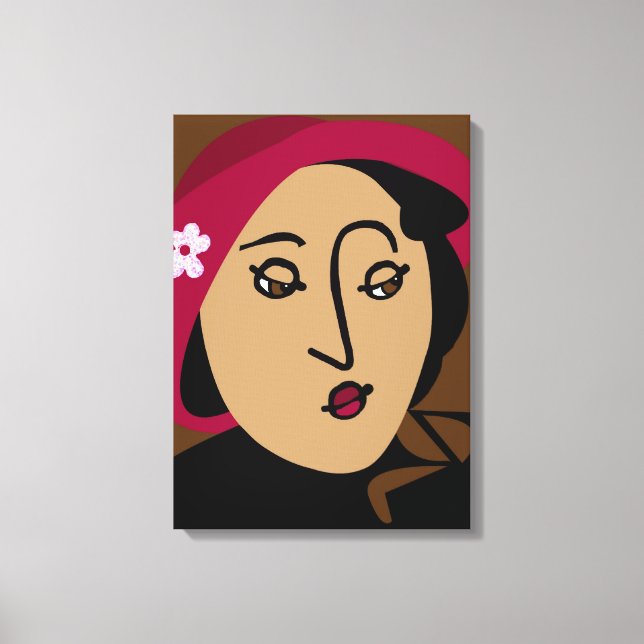 Mademoiselle Leinwanddruck (Vorderseite)