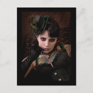 Mademoiselle Paon - Carte postale