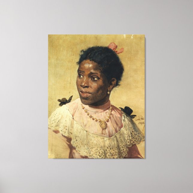 Mademoiselle S'Nabou Leinwanddruck (Vorderseite)