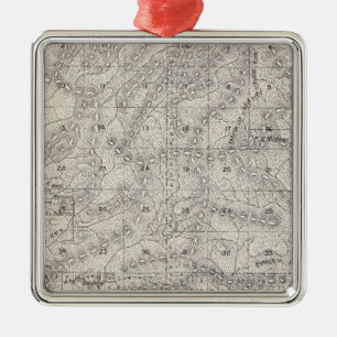 Madera County, Kalifornien 7 Ornament Aus Metall