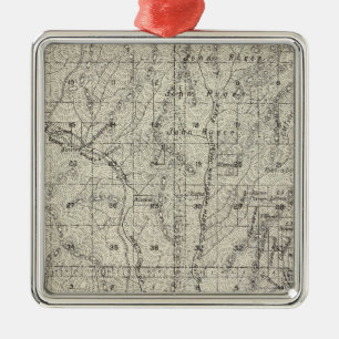 Madera County, Kalifornien 8 Ornament Aus Metall