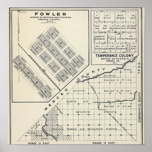 Madera Landkreis, Kalifornien 3 Poster (Vorne)
