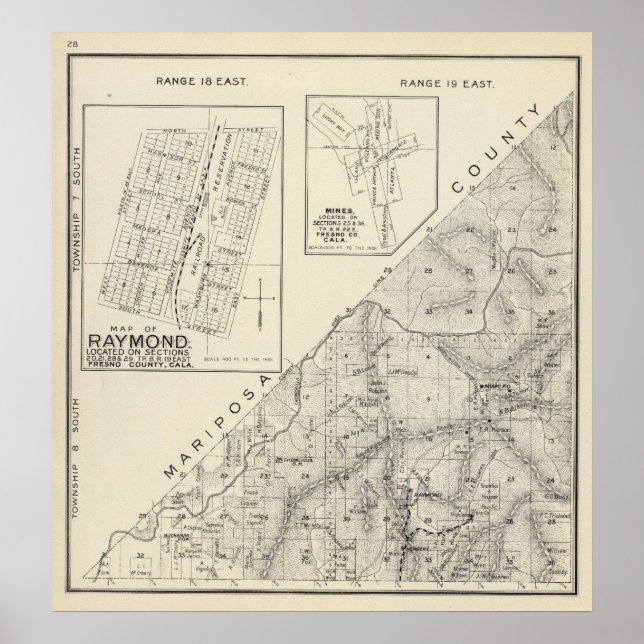 Madera Landkreis, Kalifornien Poster (Vorne)