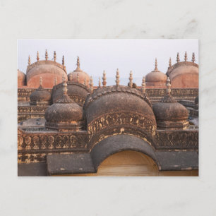 Madhavendra-Palast bei Sonnenuntergang, Jaipur Postkarte
