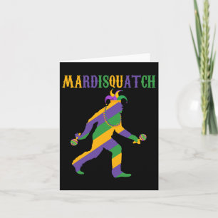Madi Mardi Gras Bigfoot Mardi Gras Bethes Men Mar Karte