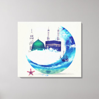 Madina mecca Islamische Leinwand Kunstdesign Ost