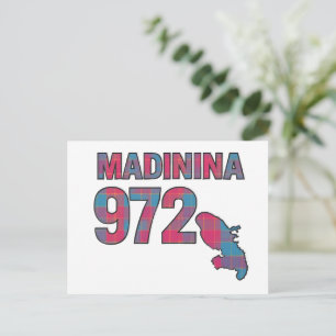 Madinina 972 - Martinique Stolz Madras Postkarte