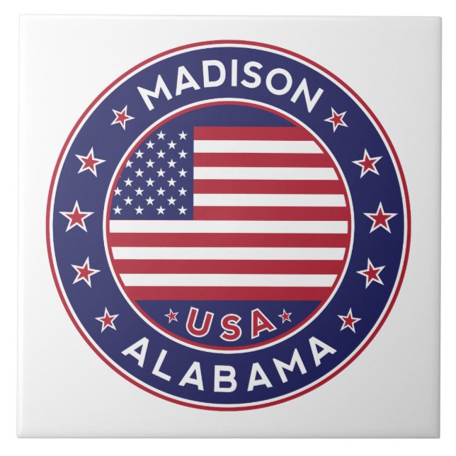 Madison, Alabama Fliese (Vorderseite)
