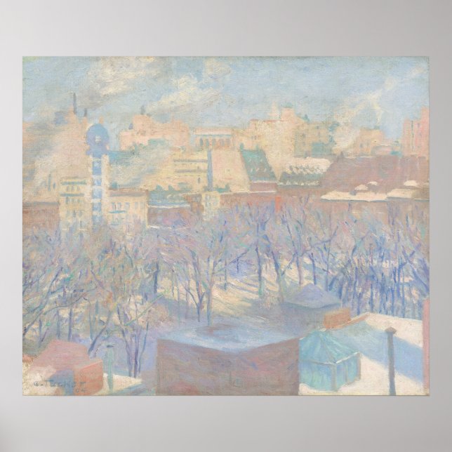 Madison Carré Snow - Allen Tucker Poster d'Art (Devant)