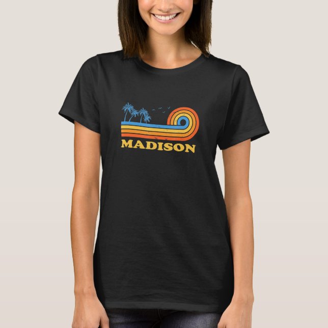 Madison Connecticut Summer Madison Ct Tropical Us T-Shirt (Vorderseite)