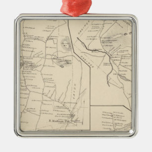 Madison, Effingham Silbernes Ornament