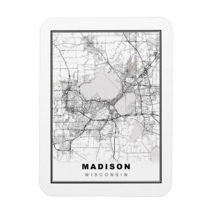 Madison Karte Magnet