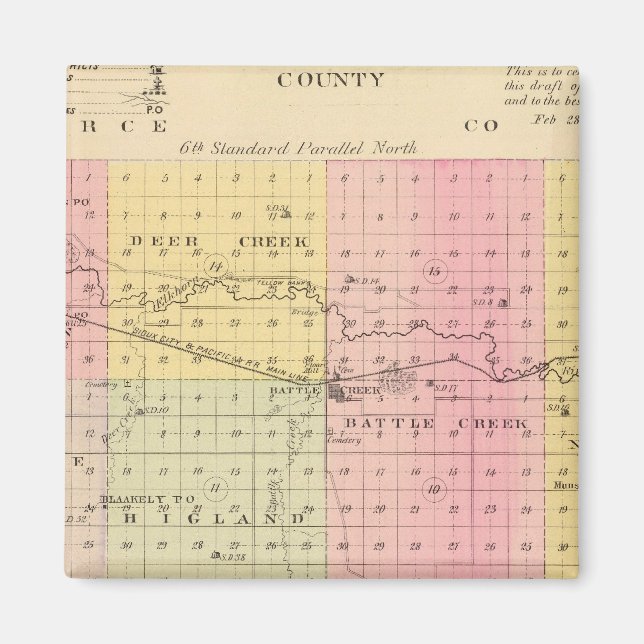 Madison Landkreis Magnet (Vorne)